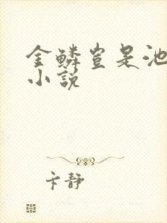 金鳞岂是池中物小说封面