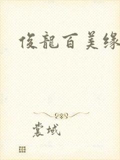 俊龙百美缘小说封面