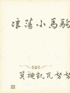 浪荡小马驹