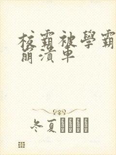 校霸被学霸玩到崩溃车