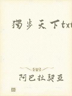 独步天下txt