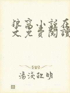 狼窝小说在线全文免费阅读笔趣