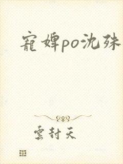 宠婢po沈殊辞封面