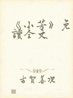 《小芳》免费阅读全文封面