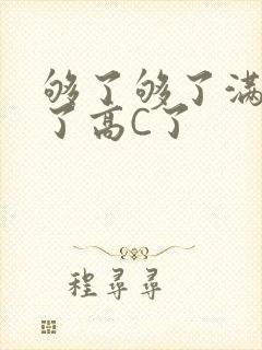 够了够了满到C了高C了封面