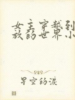 女主穿越到很开放的世界小说