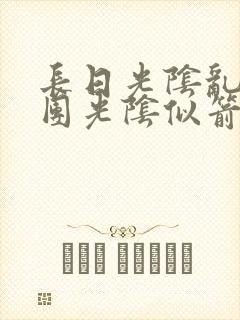 长日光阴乱作一团光阴似箭眇眇