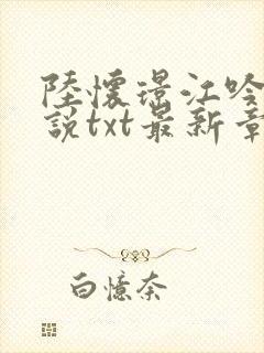 陆怀璟江吟晚小说txt最新章节封面