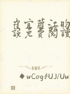 崔宜萝江昀瑾小说免费阅读全文最新封面