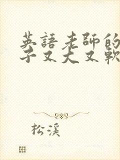 英语老师的小兔子又大又软