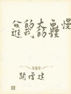 公的大龟慢慢挺进我的体