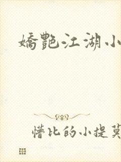 娇艳江湖小说封面