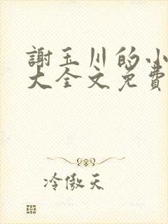 谢玉川的小母狗大全文免费阅读笔趣封面