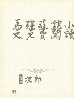 马强苏钥小说全文免费阅读最新章节