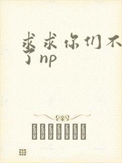 求求你们不要做了np