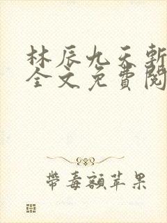 林辰九天斩神诀全文免费阅读笔趣阁