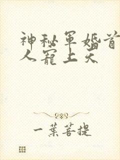 神秘军婚首长大人宠上天