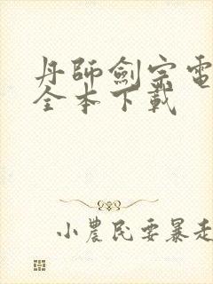 丹师剑宗电子书全本下载封面