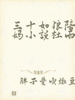 三十如狼陪读妈妈小说杜雨馨