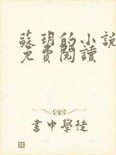 苏玥的小说全文免费阅读