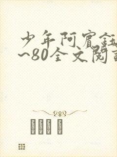 少年阿宾钰慧1~80全文阅读下载
