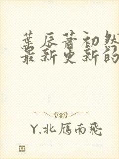 叶辰萧初然小说最新更新的封面