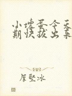 小坏蛋今天危险期快拔出来封面