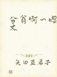 公翁啊～嗯啊h文