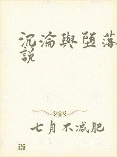 沉沦与堕落的小说