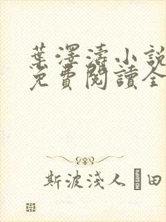 叶泽涛小说全文免费阅读全文