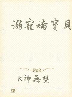 溺宠娇宝贝封面