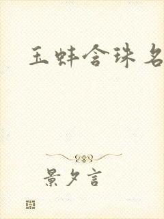 玉蚌含珠名器H封面