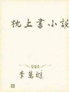 枕上书小说封面