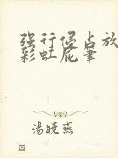 强行侵占放了个彩虹屁笔封面