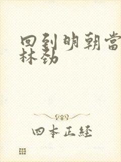 回到明朝当王爷林劲