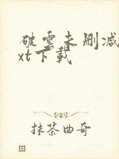 破云未删减版txt下载