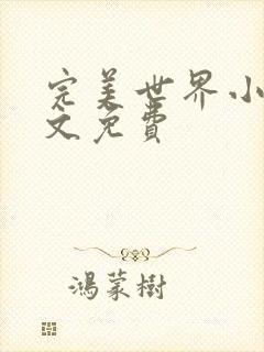 完美世界小说全文免费