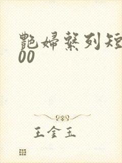 艳妇系列短篇500封面