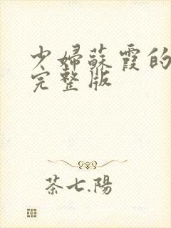 少妇苏霞的沉沦完整版封面