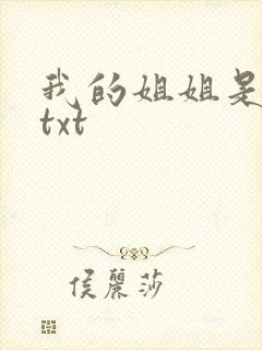 我的姐姐是美女txt