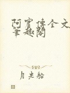 阿宾传全文阅读笔趣阁