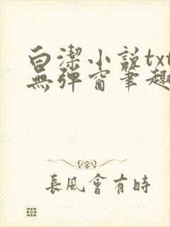 白洁小说txt无弹窗笔趣阁