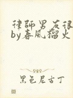 律师男友很难撩by春风榴火