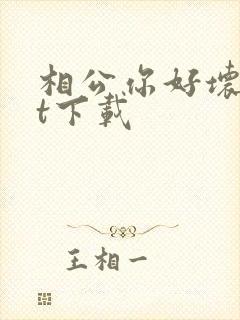 相公你好坏txt下载