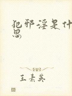 犯邪淫是什么意思