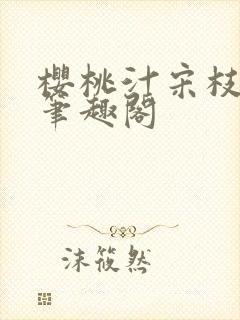 樱桃汁宋枝江野笔趣阁