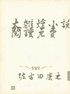 大杂烩小说完整阅读免费