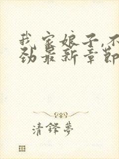 我家娘子,不对劲最新章节更新封面