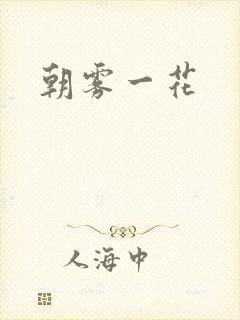 朝雾一花封面