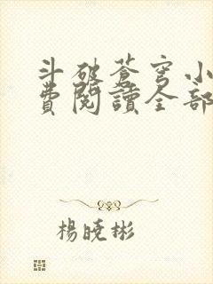 斗破苍穹小说免费阅读全部封面